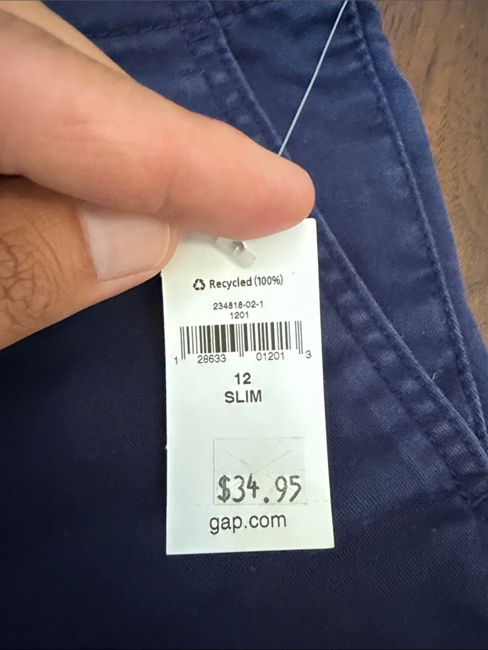 Gap kids Navy Chino Pants - Classic Slim Fit
